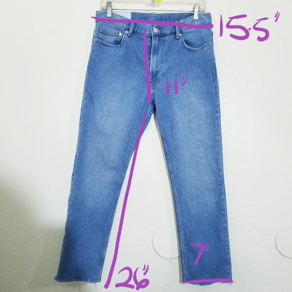 Crop Jean's, high waisted - Picture 5 of 9